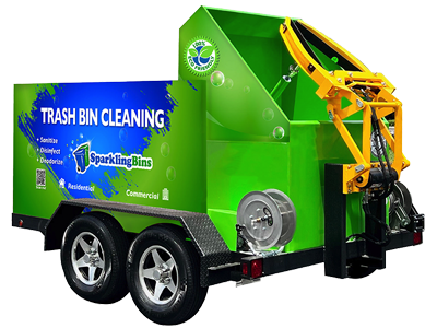 Trash Can Enclosure (Cart Garage) For Wheeled Trash Cans or